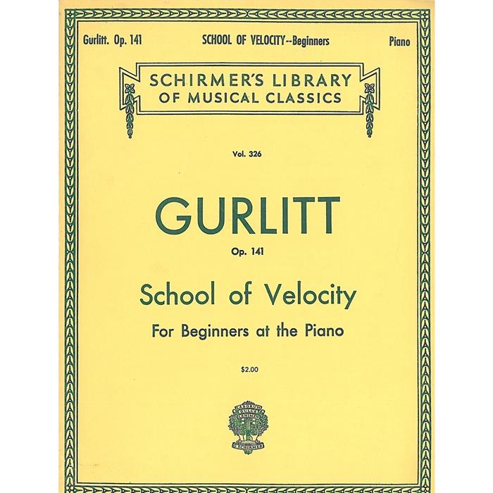 GURLITT-op.141 SCHOOL OF VELO