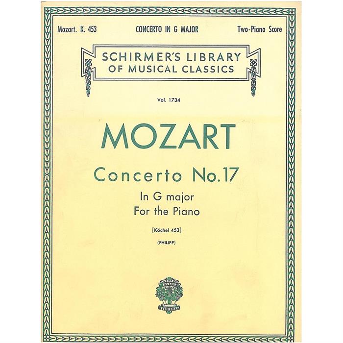 MOZART CONCERTO no17 Gmaj
