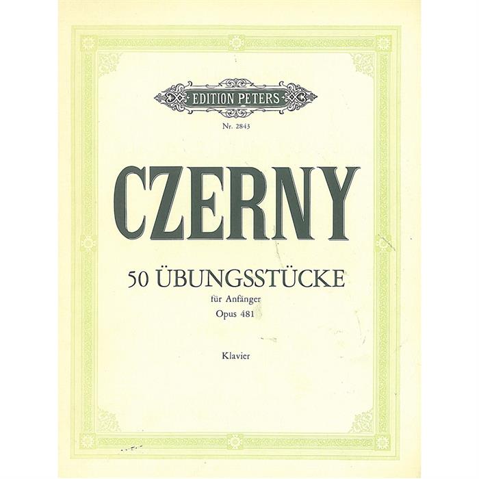 CZERNY OP.481 PETERS
