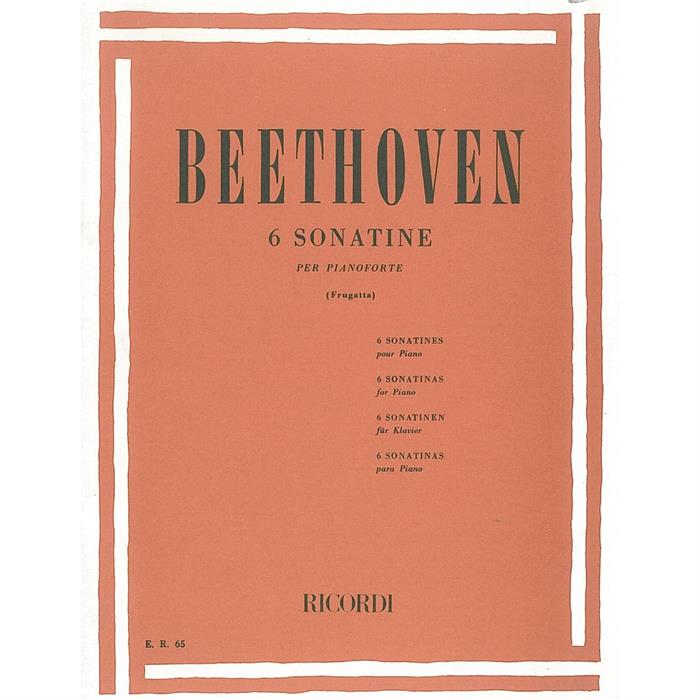 Beethoven 6 Sonatine RICORDI
