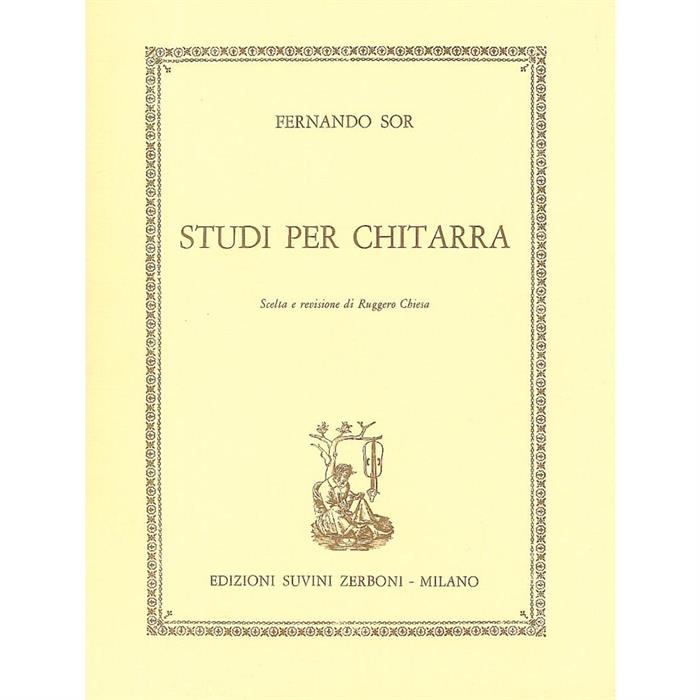 SOR-STUDI PER CHITARRA scelta e revisione di Ruggero Chiesa