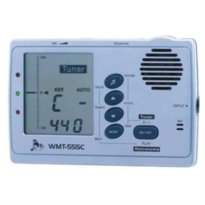 WMT-555C(SL)  DIGITAL METRONOME & TUNER CHERUB