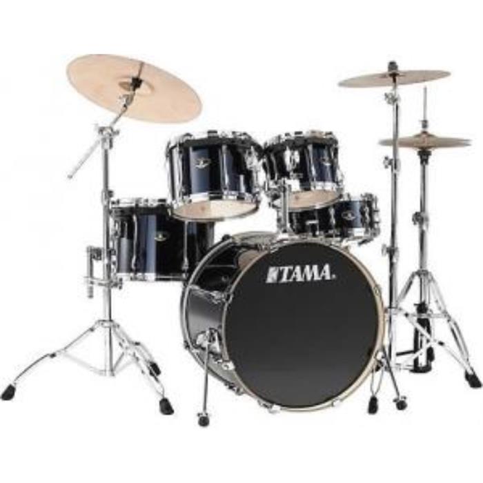 SK52FS SUPERSTAR TAMA DRUM SET 10T-12T-14F-14S-22B (BLACK)