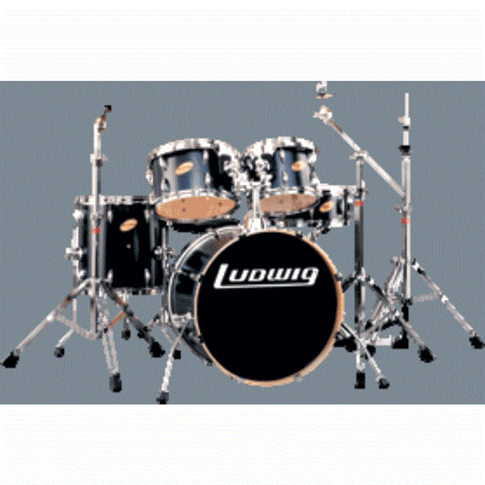 LUDWIG ACCENT CUSTOM POWER BLACK LR1325EC16DIR