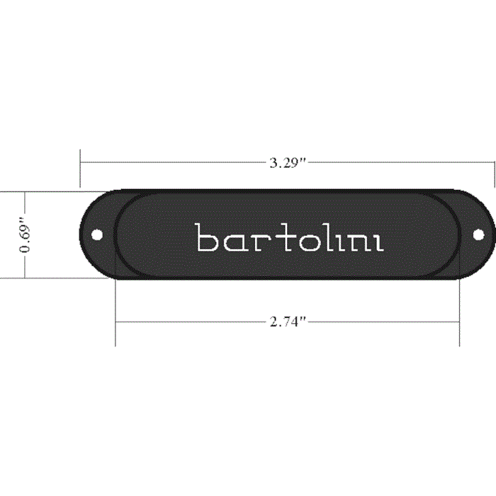 3SN Μαγνητης BARTOLINI (tapped single coil for deep/bright choice)