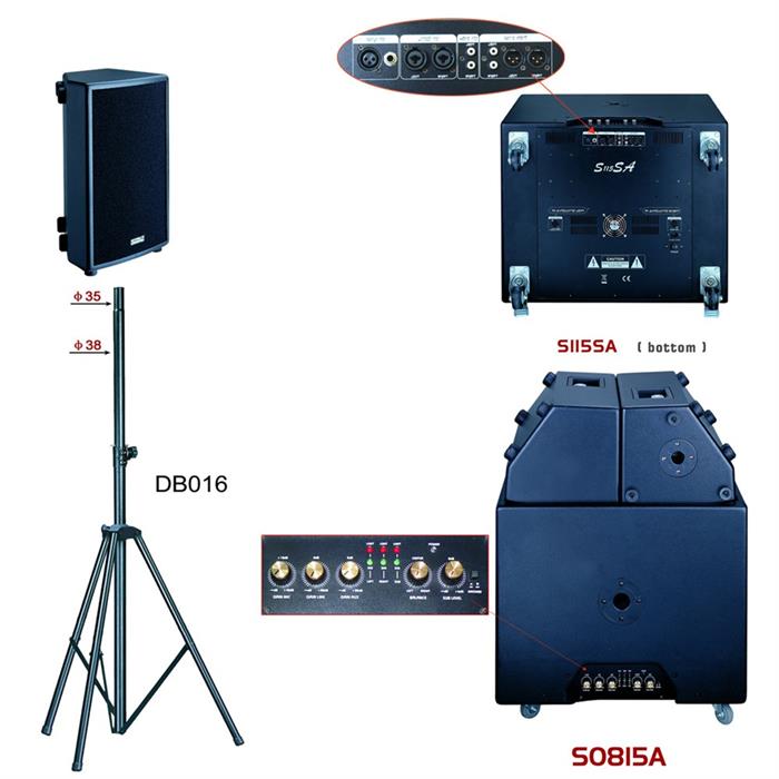 S0815A SET ΗΧΕΙΩΝ SOUNDKING 600W