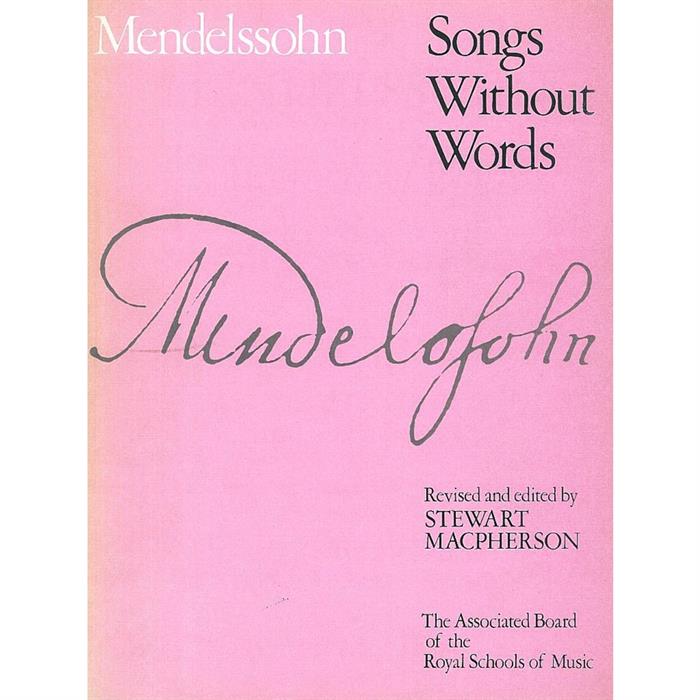 MENDELSSOHN-SONGS WITHOUT WORDS ΕΚΔ R.S.M